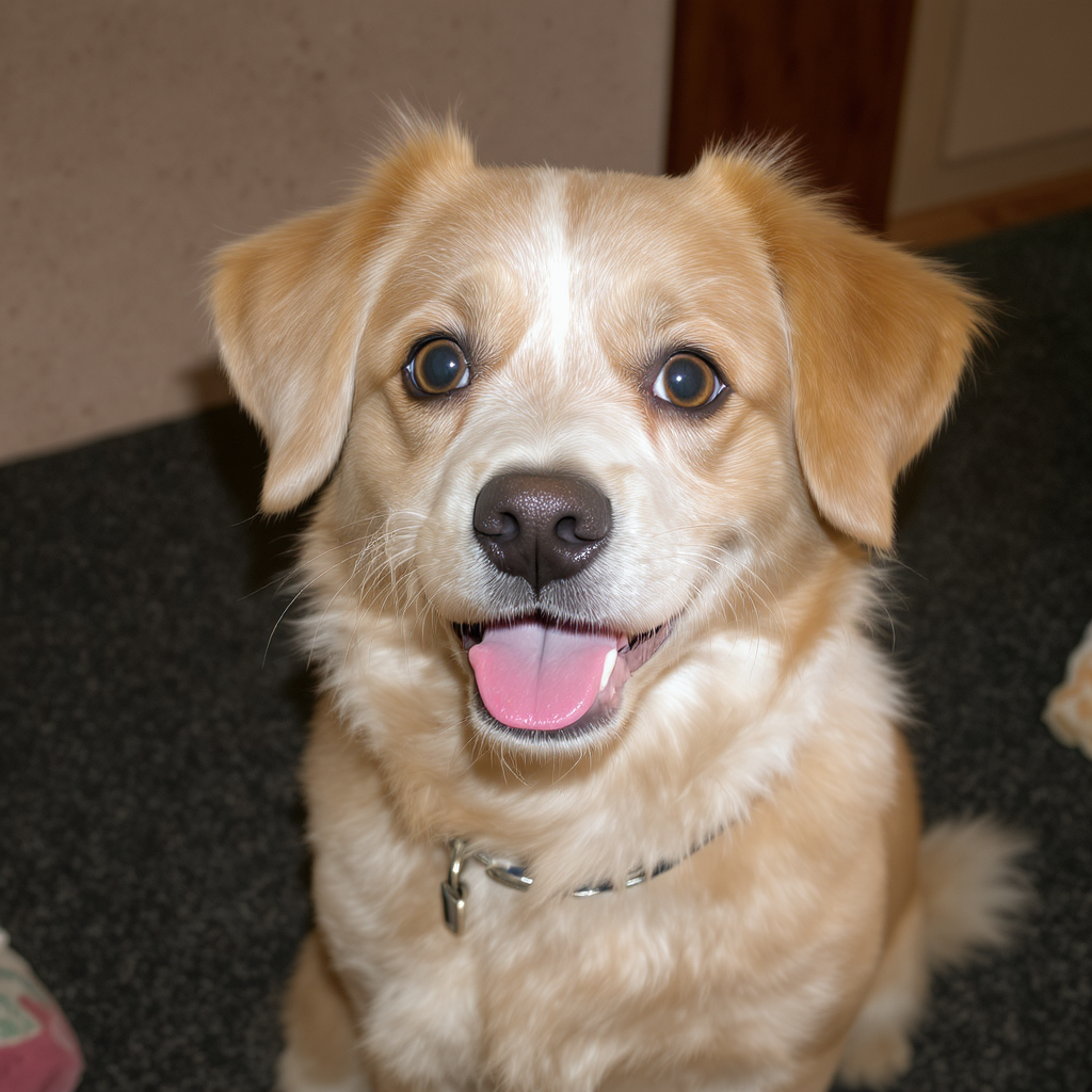 A Cute Dog ,Smile