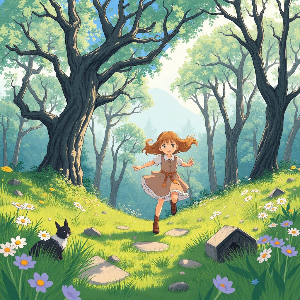 A Beautiful Girl Run On
