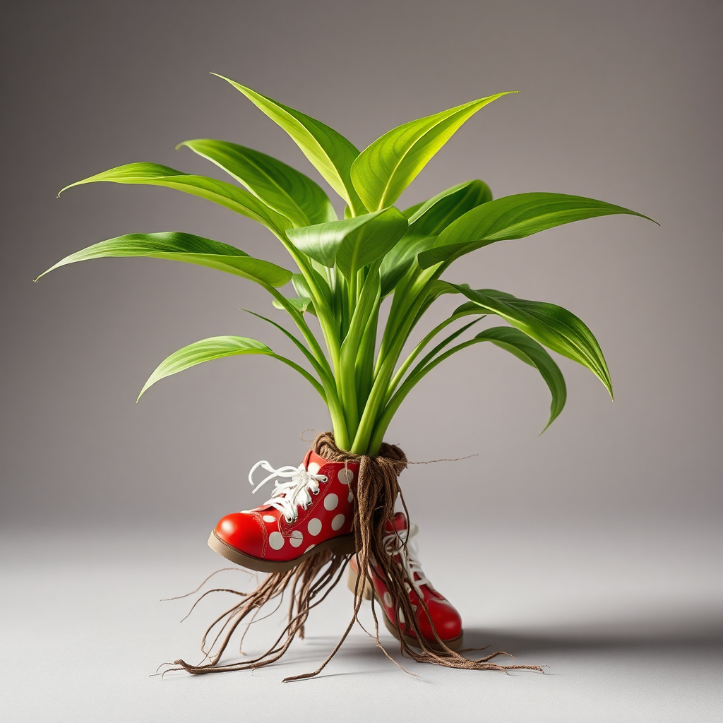 A, Sassy Houseplant Wearing Tiny