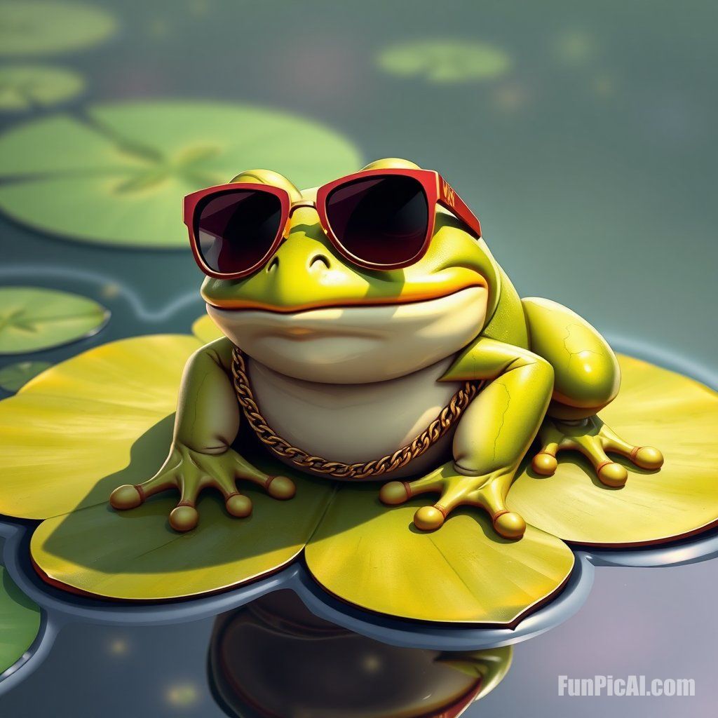 Aky, Smug-Looking Frog Chilling Like