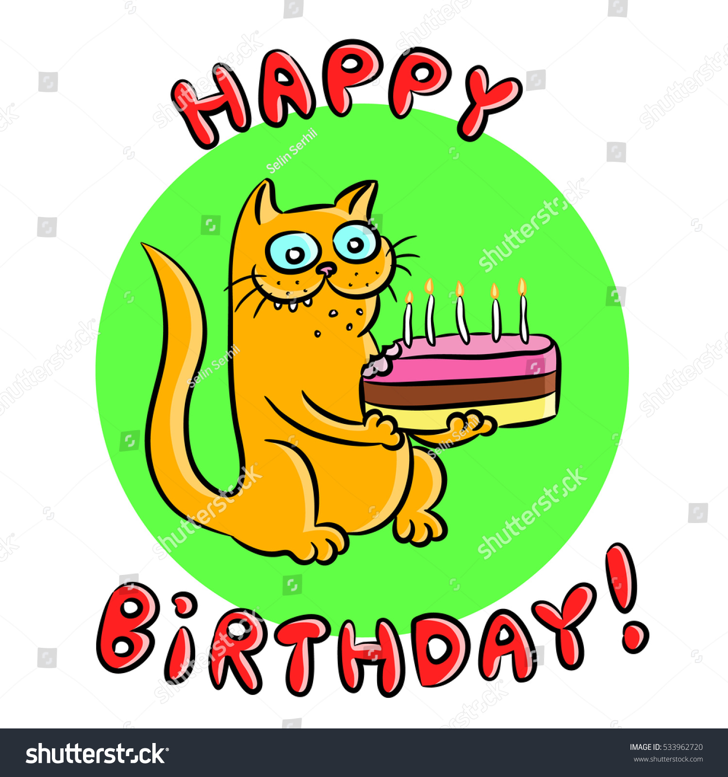 cat happy birthday