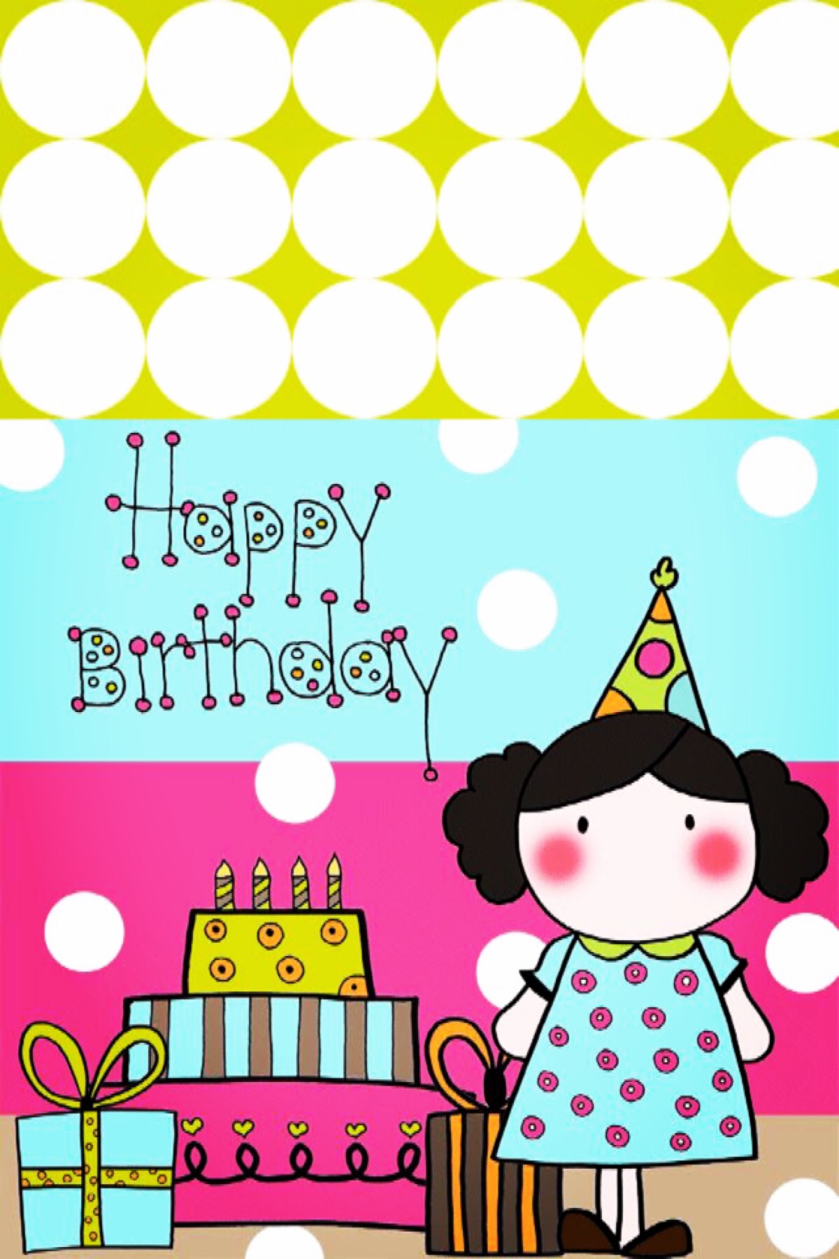 girl happy birthday