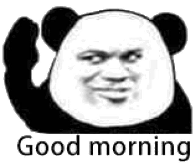 good morning
